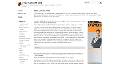 Desktop Screenshot of freecontentweb.com